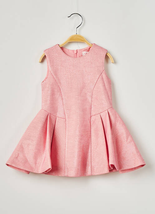 Rochie midi roz LILI GAUFRETTE fată