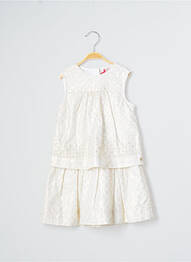 Rochie midi fără mâneci fără mâneci alb LILI GAUFRETTE fille