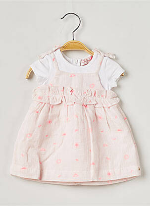 Rochie midi roz LILI GAUFRETTE fată