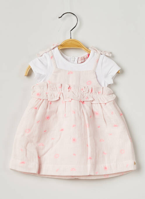 Rochie midi roz LILI GAUFRETTE fată