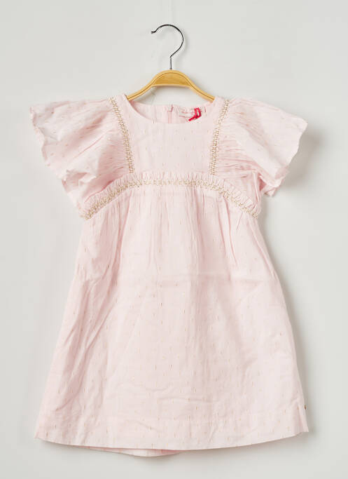 Rochie midi roz LILI GAUFRETTE fată