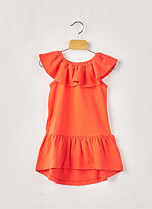 Rochie midi portocaliu LILI GAUFRETTE fată