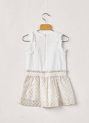 Rochie midi alb LILI GAUFRETTE fată