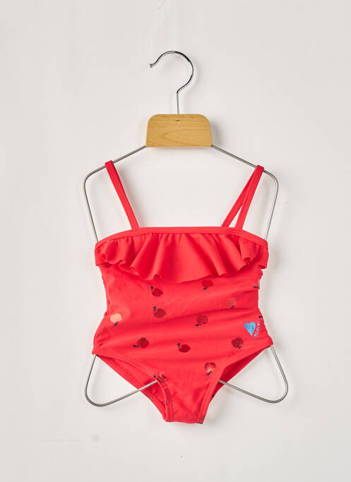 Costum de baie dintr-o singură piesă roșu CATIMINI fată