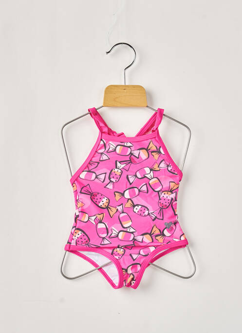 Costum de baie dintr-o singură piesă roz CATIMINI fată