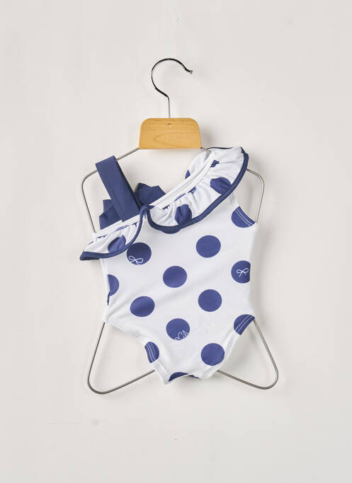 Costum de baie dintr-o singură piesă albastru LILI GAUFRETTE fată