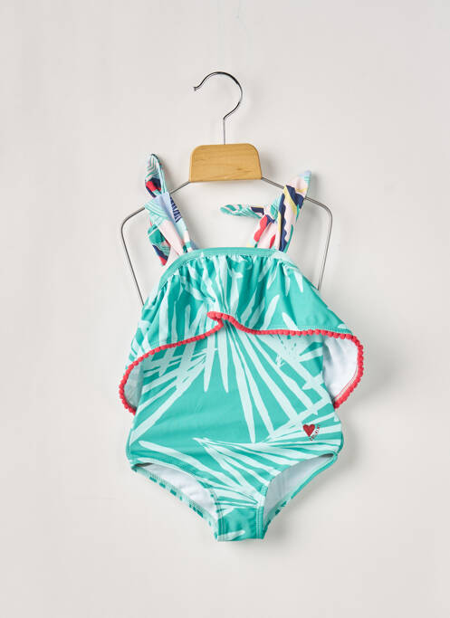 Costum de baie dintr-o singură piesă verde CATIMINI fată