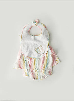 Bavetă alb LILI GAUFRETTE fată