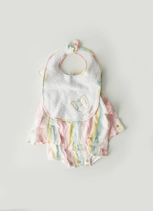 Bavetă alb LILI GAUFRETTE fată