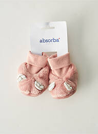 Papuci/pantofi de casă vârf rotund vârf rotund roz ABSORBA fille