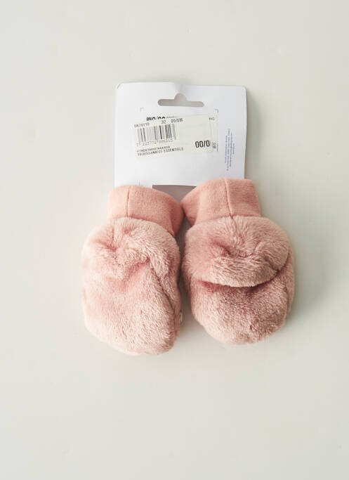 Papuci/Pantofi de casă roz ABSORBA fată