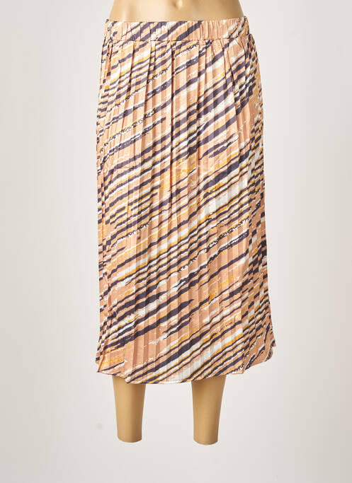 Fustă midi bej JULIE GUERLANDE femeie