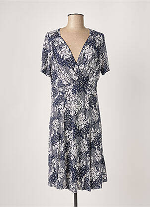 Rochie scurtă mâneci scurte mâneci scurte albastru DIANE LAURY femeie