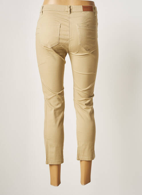 Pantalon trei sferturi elasticitate mărime normală bej C'EST BEAU LA VIE femme