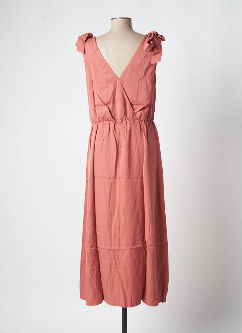 Rochie lungă portocaliu C'EST BEAU LA VIE femeie