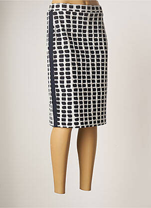 Fustă midi alb FRANK WALDER femeie