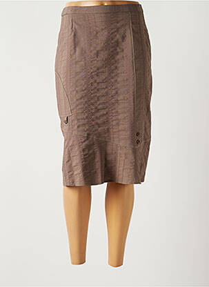 Fustă midi maro GUY DUBOUIS femeie