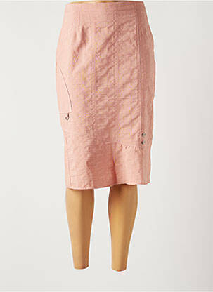 Fustă midi roz GUY DUBOUIS femeie