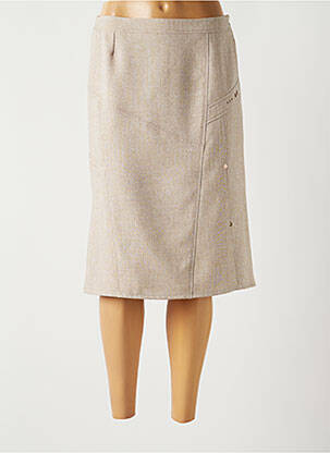 Fustă midi maro GUY DUBOUIS femeie