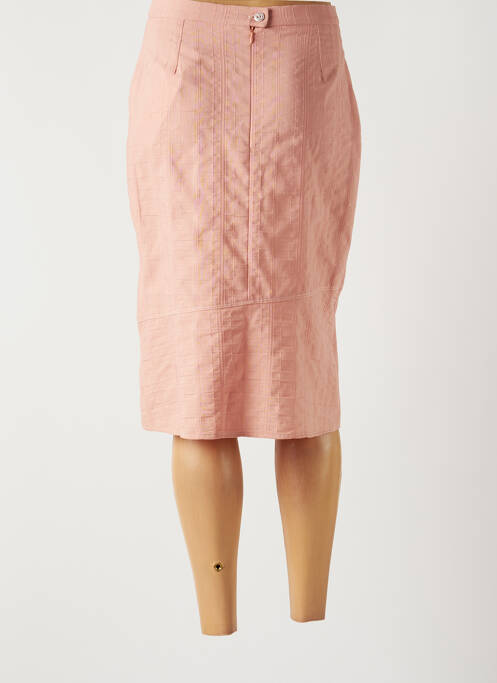 Fustă midi roz GUY DUBOUIS femeie