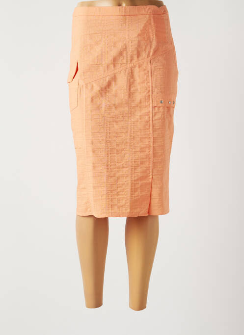 Fustă midi portocaliu GUY DUBOUIS femeie