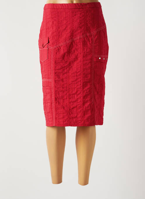 Fustă midi roșu GUY DUBOUIS femeie
