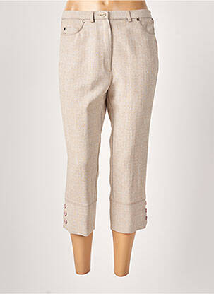 Pantalon trei sferturi bej GUY DUBOUIS femeie