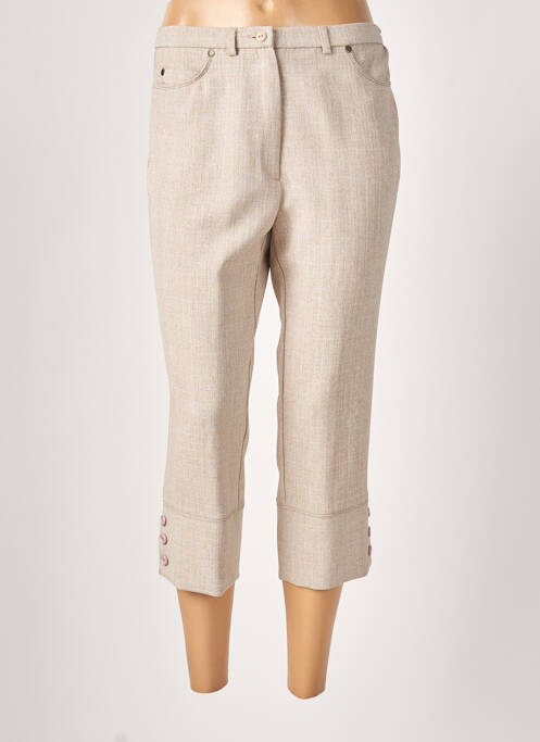 Pantalon trei sferturi bej GUY DUBOUIS femeie