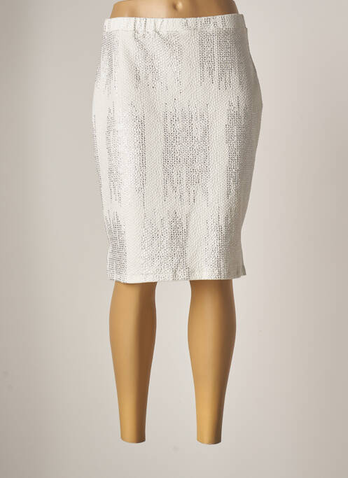 Fustă midi alb GUY DUBOUIS femeie