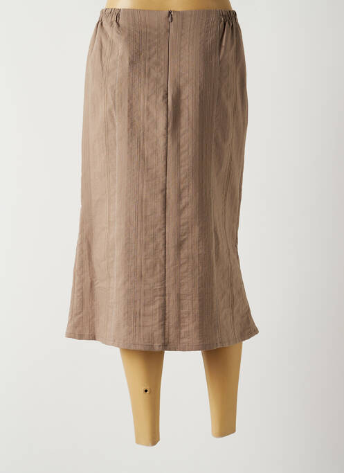 Fustă midi maro GUY DUBOUIS femeie