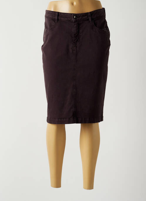 Fustă midi maro GUY DUBOUIS femeie