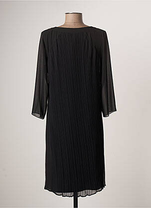 Rochie midi croială fluidă mâneci 3/4 negru GUY DUBOUIS femeie