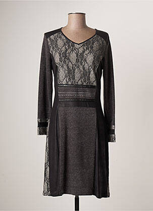 Rochie pulover gri GUY DUBOUIS femeie