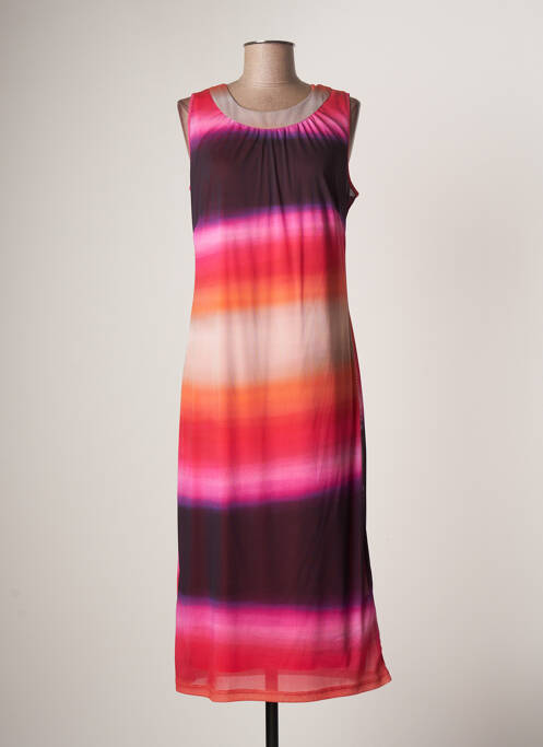 Rochie midi roz GUY DUBOUIS femeie