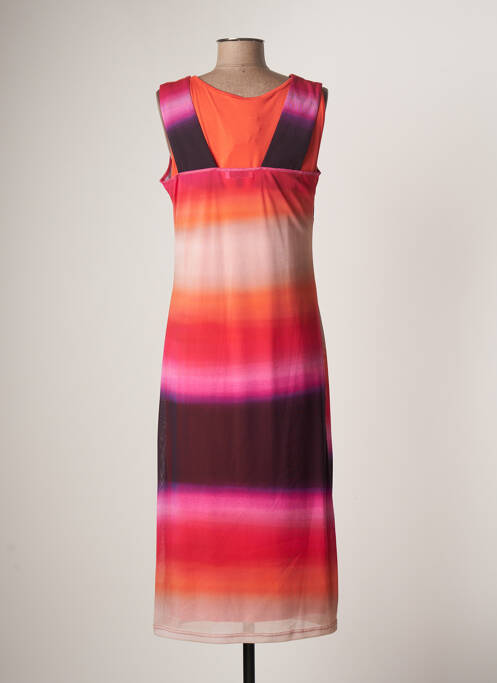 Rochie midi roz GUY DUBOUIS femeie