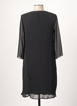 Rochie midi croială fluidă mâneci 3/4 negru GUY DUBOUIS femeie