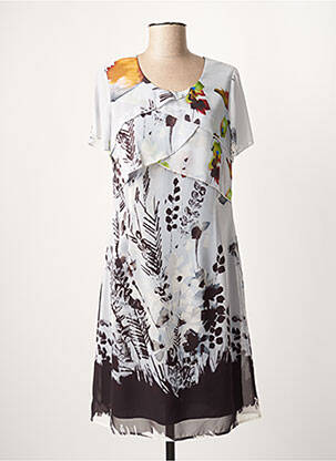 Rochie midi gri GUY DUBOUIS femeie