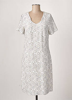 Rochie midi alb GUY DUBOUIS femeie