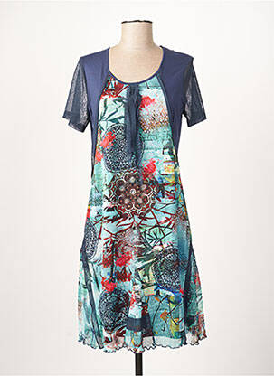 Rochie midi albastru GUY DUBOUIS femeie