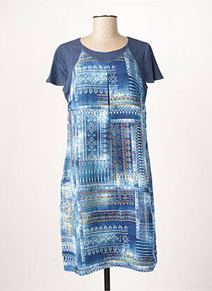 Rochie midi albastru GUY DUBOUIS femeie