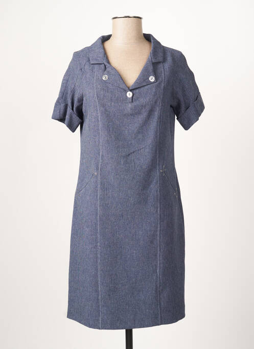 Rochie midi albastru GUY DUBOUIS femeie