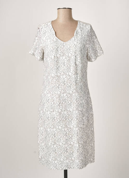 Rochie midi alb GUY DUBOUIS femeie