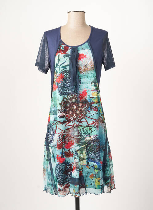 Rochie midi albastru GUY DUBOUIS femeie