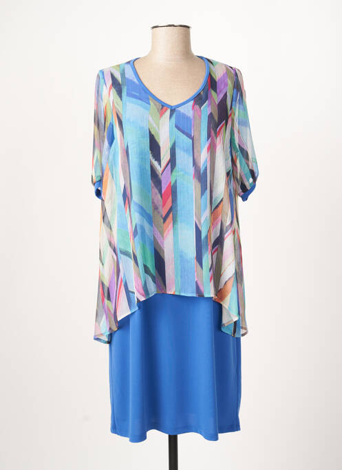 Rochie midi albastru GUY DUBOUIS femeie