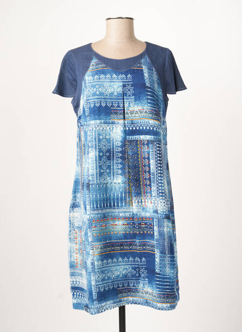 Rochie midi albastru GUY DUBOUIS femeie