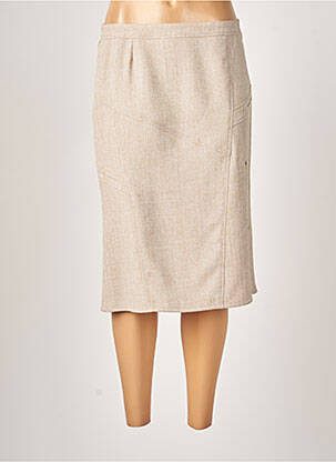 Fustă midi bej GUY DUBOUIS femeie
