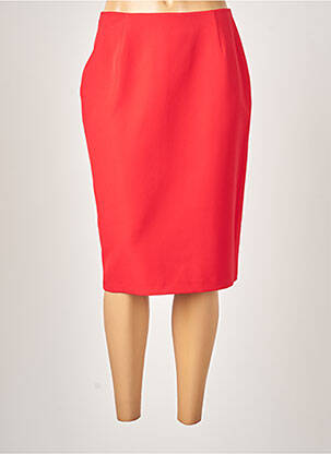 Fustă midi roșu GUY DUBOUIS femeie