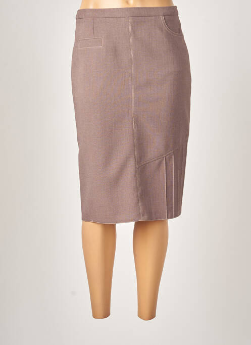 Fustă midi maro GUY DUBOUIS femeie