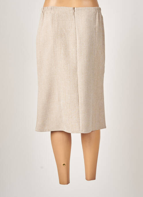Fustă midi bej GUY DUBOUIS femeie