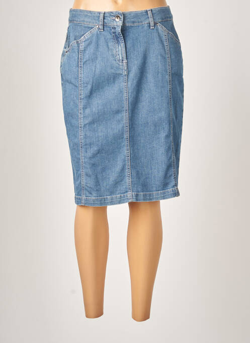 Fustă midi albastru GUY DUBOUIS femeie